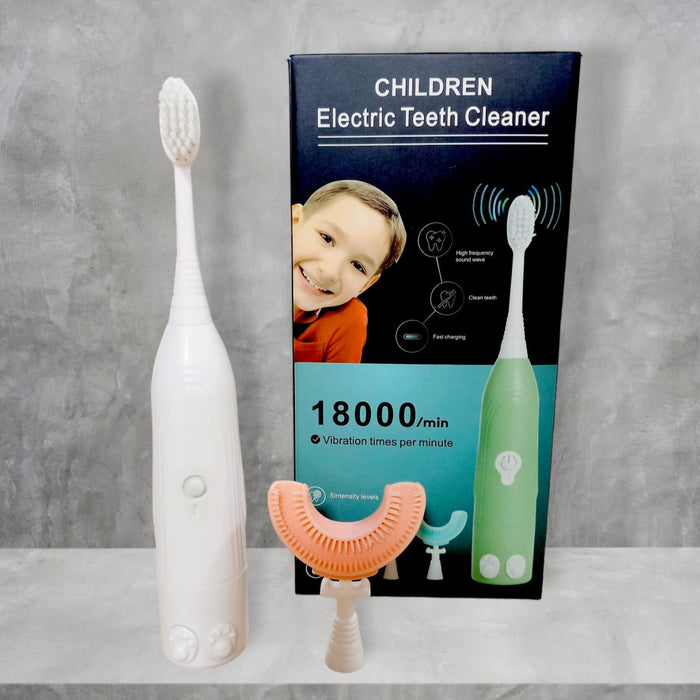 Escova de dentes elétrica infantil – rosa