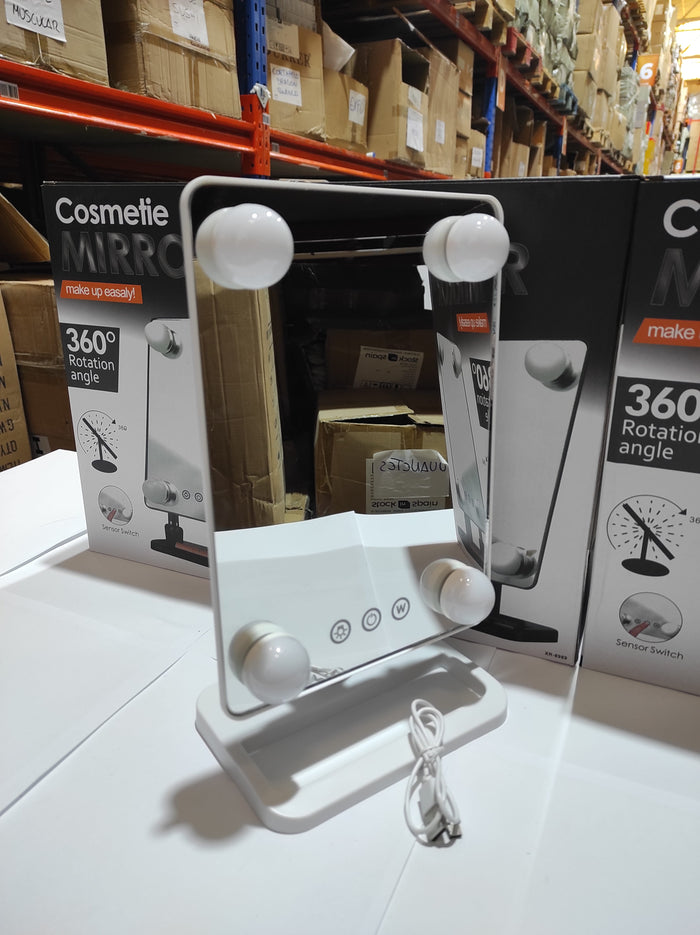 Espelho de maquilhagem com LED