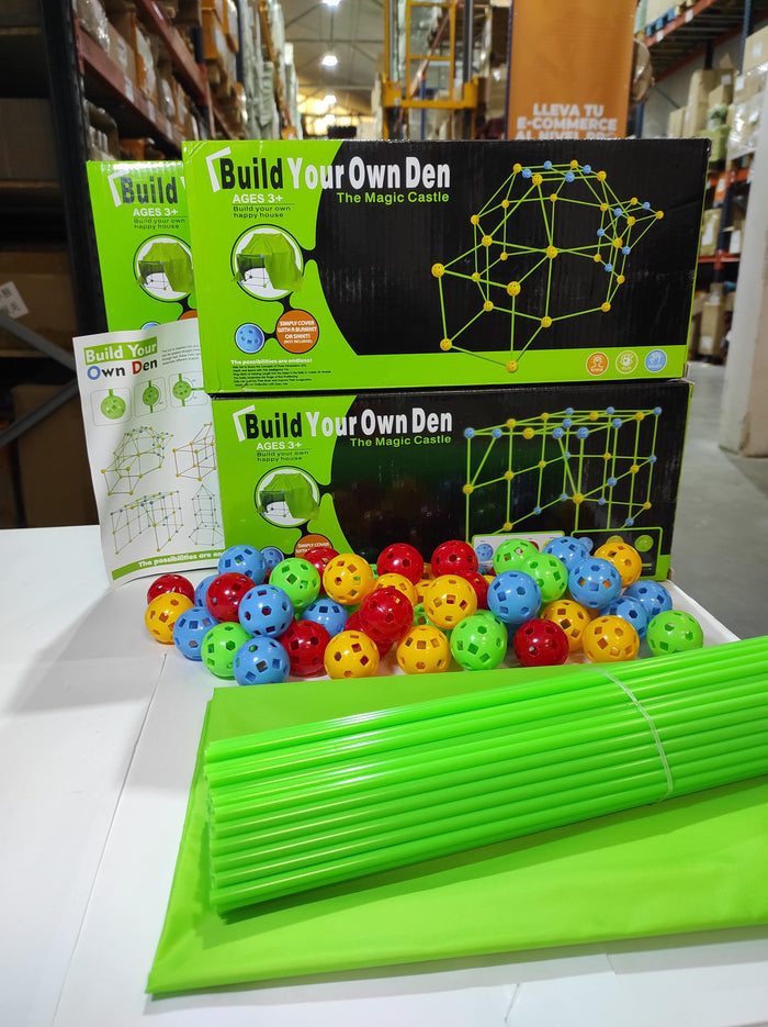 Tenda infantil com bolas