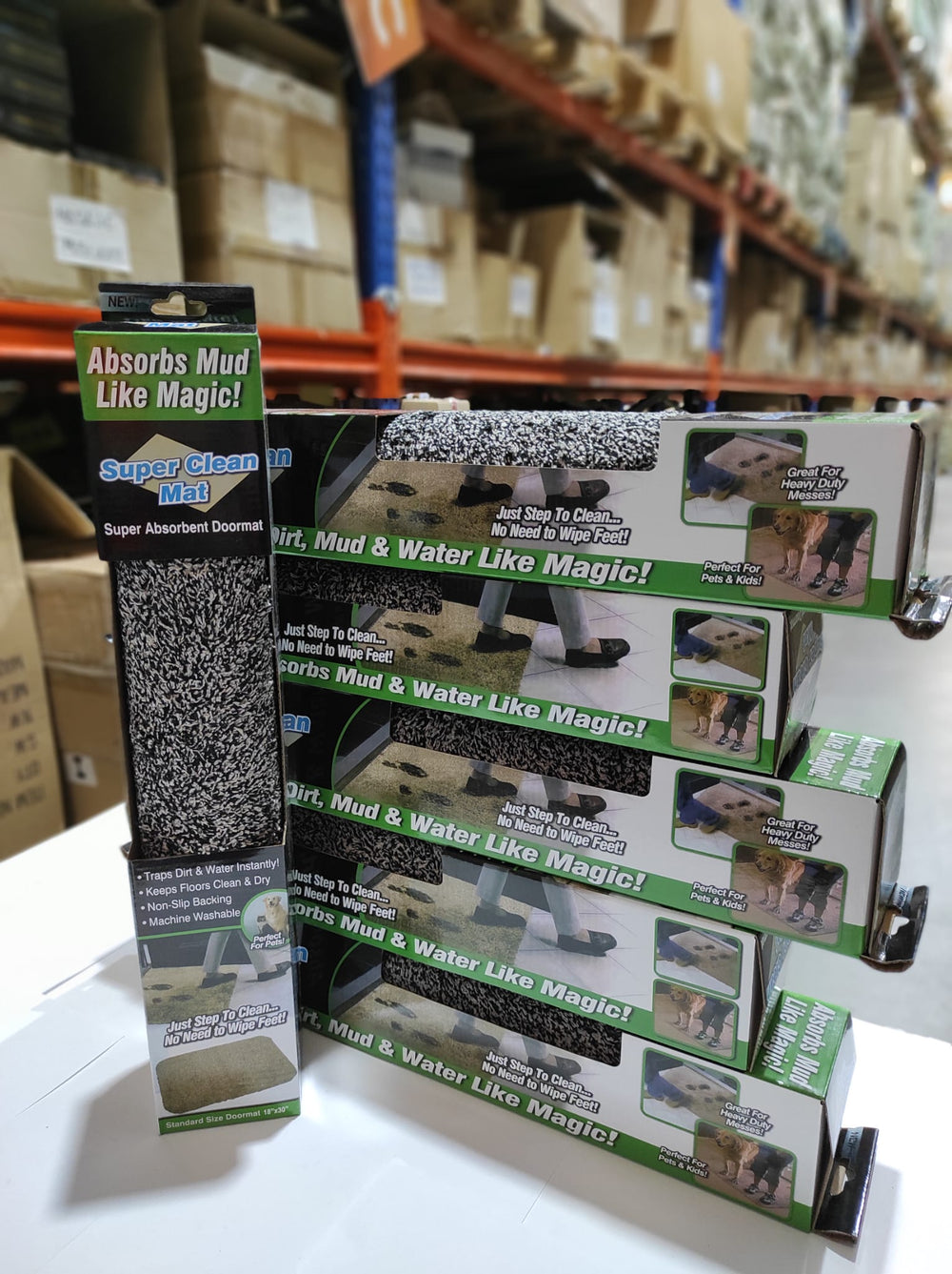 Tapete ultra-absorvente antiderrapante