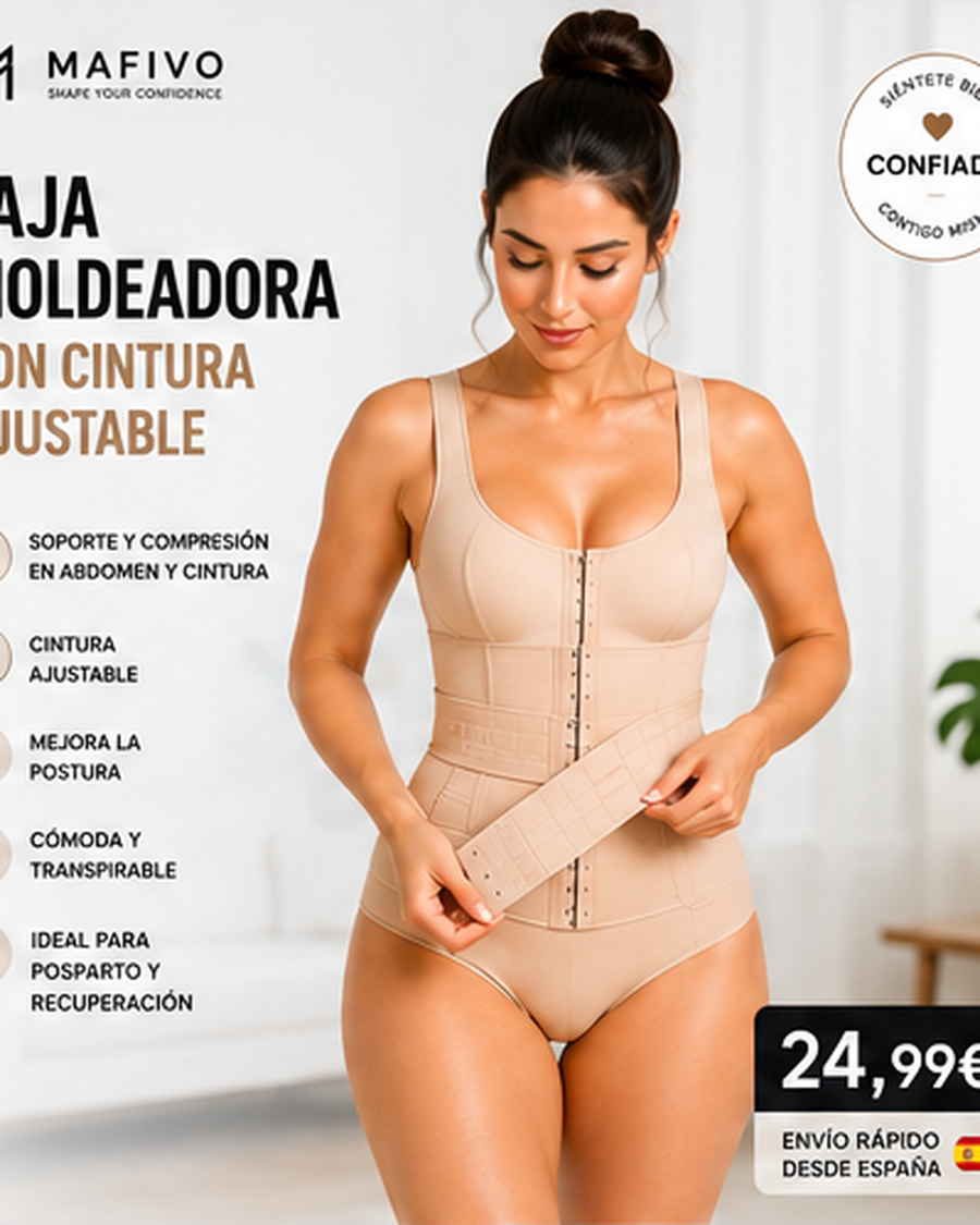 MAFIVO Faja moldeadora con cintura ajustable