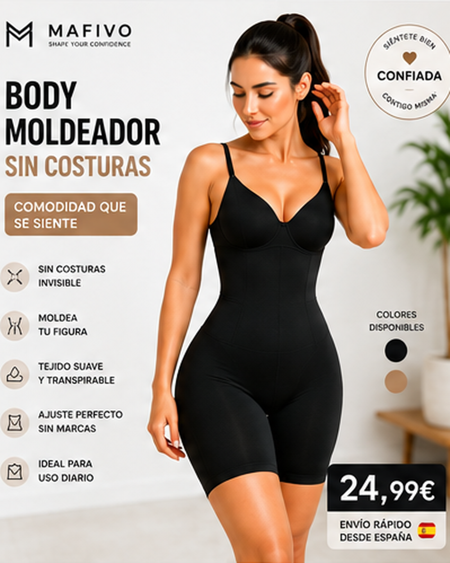 MAFIVO Body moldeador sin costuras