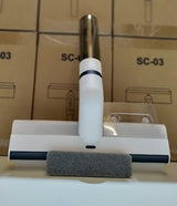 Rodo e microfibra do limpa-vidros