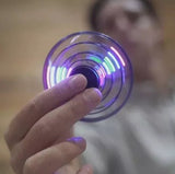 Mini spinner voador LED recarregável – azul – imagem 3