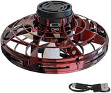 Mini OVNI con Luz Spinner con carga USB-Rojo