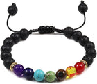 Pulseras de roca de lava 7 chakras - additional image 5