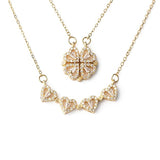 Collar con colgante de trébol transformable oro - additional image 3