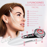 Masajeador facial con frío y calor antiarrugas blanco - additional image 5
