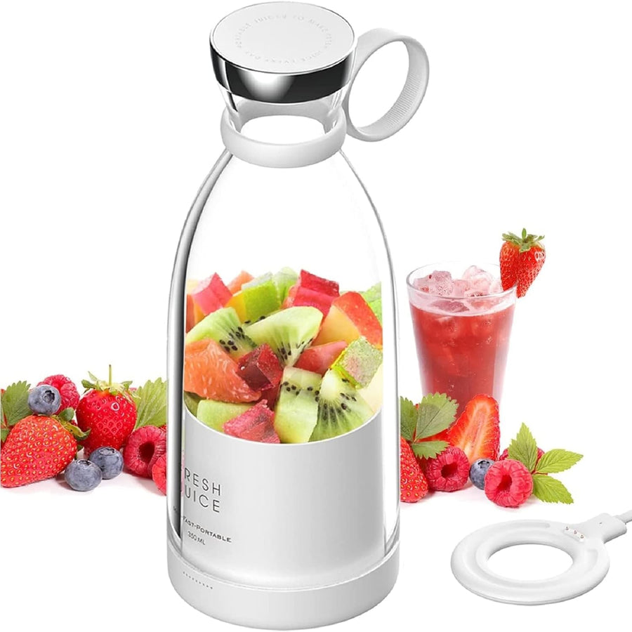 Mini Licuadora de Vaso Portátil Blanco