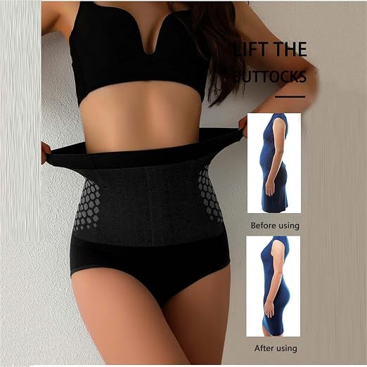 Faja Reductora de Cintura para Mujer - Color Negro