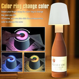 Lámpara de botella de vino recargable LED negro - additional image 16