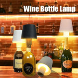 Lámpara de botella de vino recargable LED negro - additional image 17