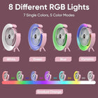 Ventilador de Mesa Portátil Blanco con Luz RGB - additional image 1