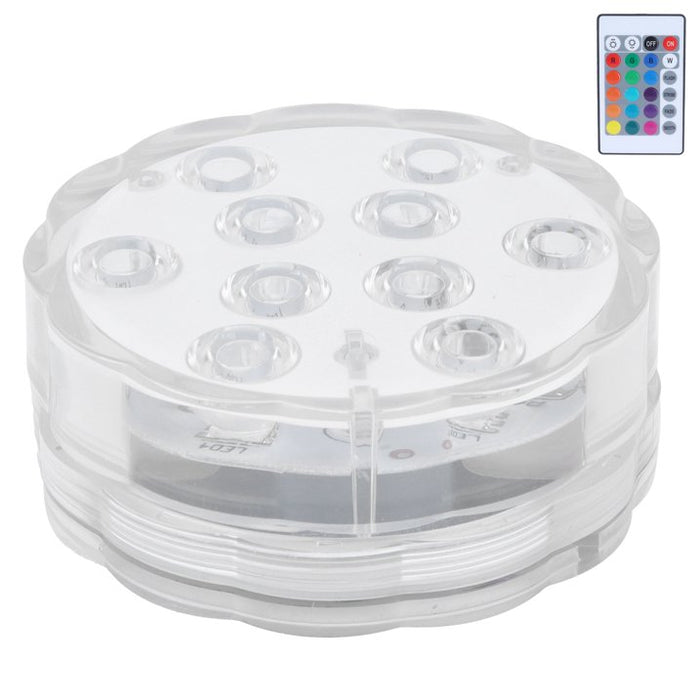 Luzes LED submersíveis multicor