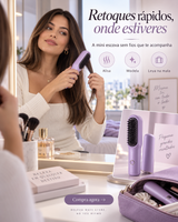 Mini Escova Modeladora Portátil – 3 Temperaturas