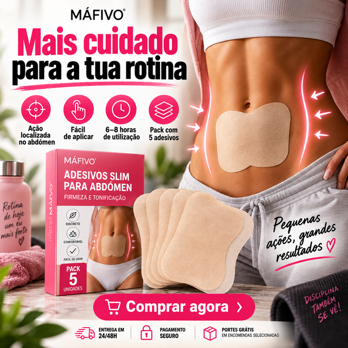 Adesivos Slim para Abdómen – Pack 5