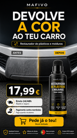 Restaurador de plásticos y molduras para coche