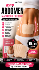 Adesivos Slim para Abdómen – Pack 5