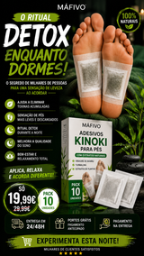 Adesivos Kinoki para Pés – Pack 10