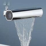 Torneira extensível com modo cascata a correr