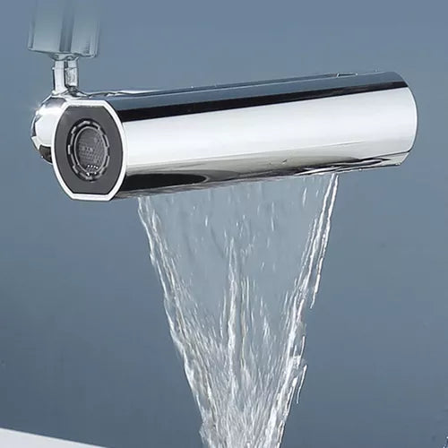 Torneira extensível com modo cascata a correr