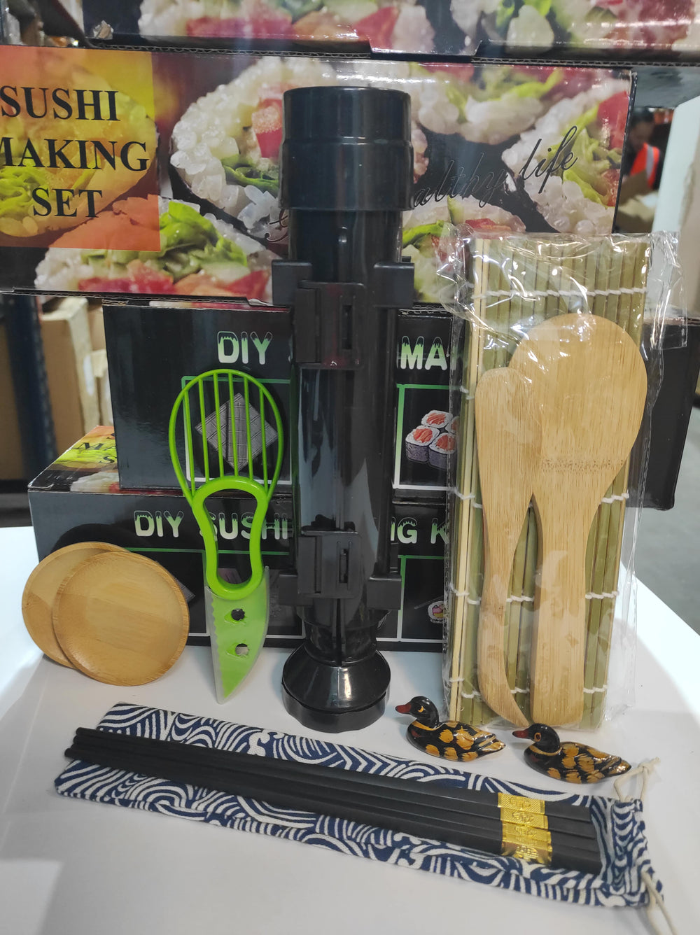 Kit completo para fazer sushi