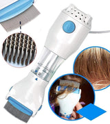 Pente elétrico anti-piolhos a ser usado no cabelo de uma criança