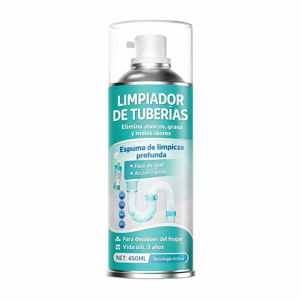 Desentupidor químico em espuma