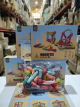 Conjunto completo de 42 blocos magnéticos