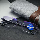 Gafas antirayos azules multifocales autograduable mas funda