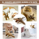 Juguete para gatos pajaro volador