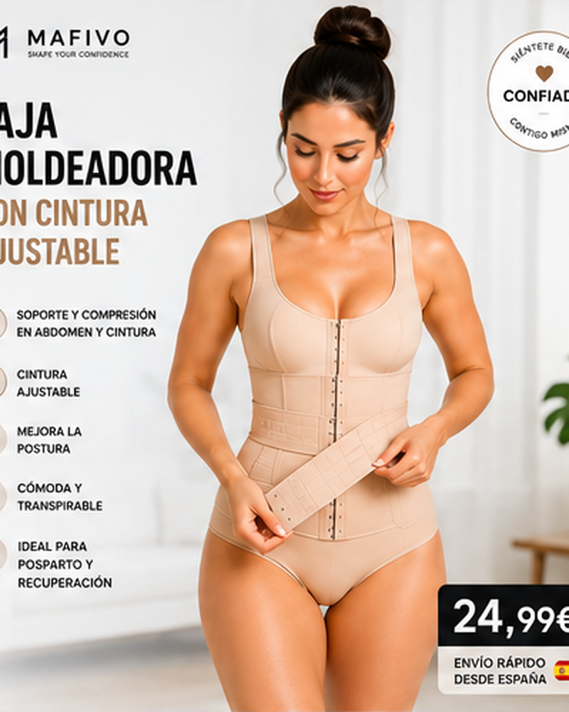 MAFIVO Faja moldeadora con cintura ajustable