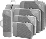Set de 5 bolsas organizadoras de compresión para maleta