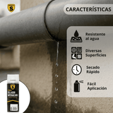 Spray selante em utilização